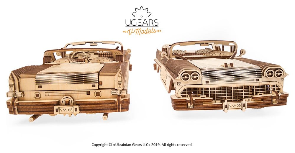 Ugears Wooden Model Kit Dream Cabriolet VM-05