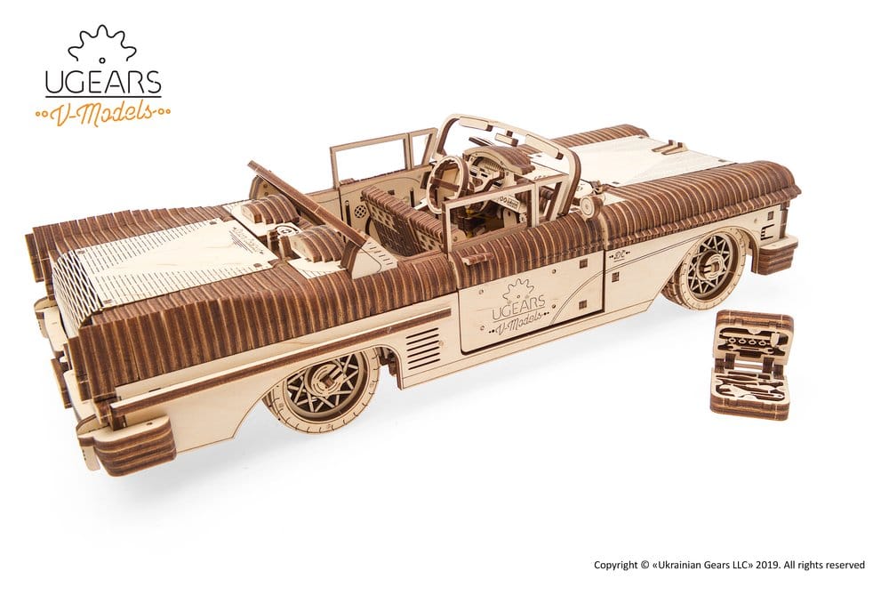 Ugears Wooden Model Kit Dream Cabriolet VM-05