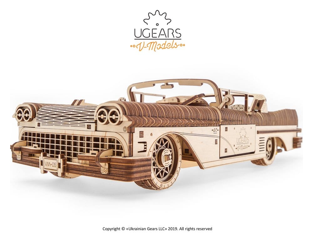 Ugears Wooden Model Kit Dream Cabriolet VM-05