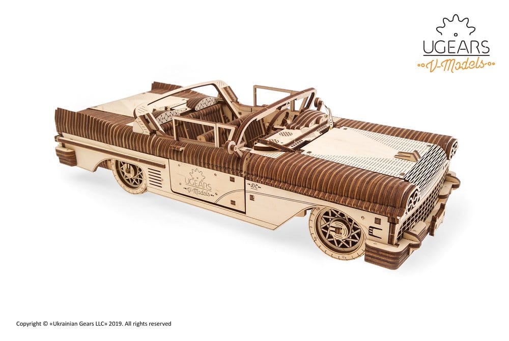 Ugears Wooden Model Kit Dream Cabriolet VM-05