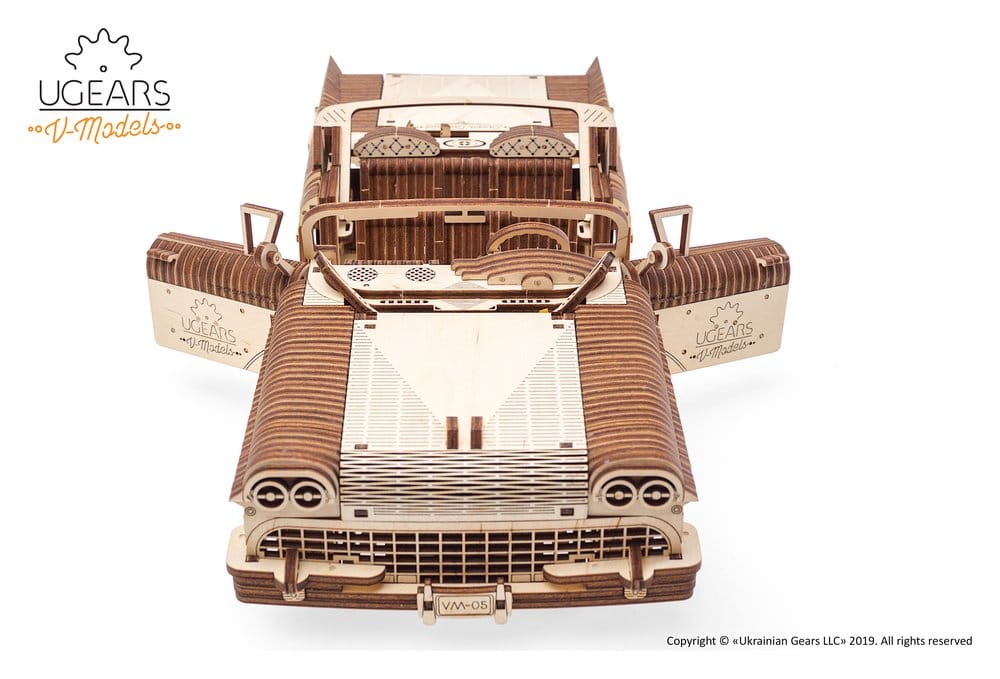 Ugears Wooden Model Kit Dream Cabriolet VM-05