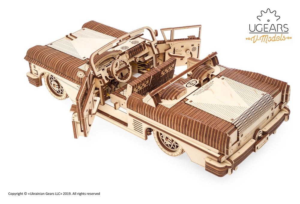 Ugears Wooden Model Kit Dream Cabriolet VM-05