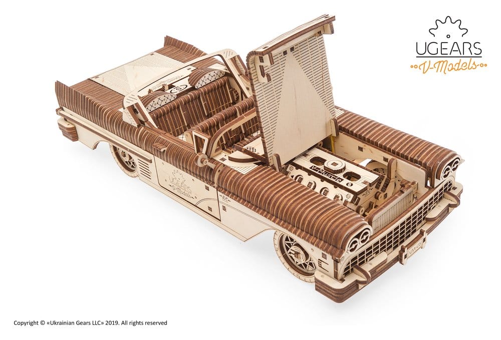 Ugears Wooden Model Kit Dream Cabriolet VM-05