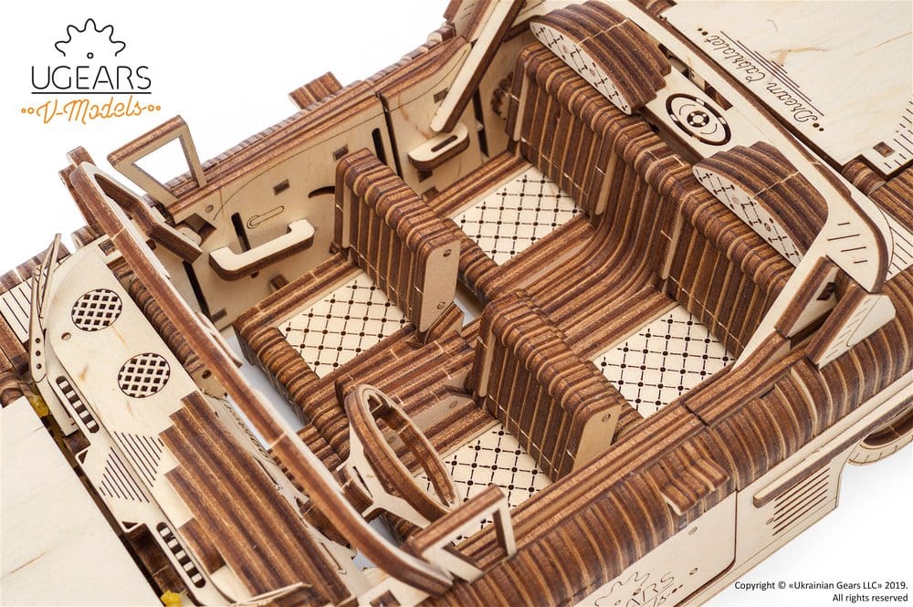 Ugears Wooden Model Kit Dream Cabriolet VM-05
