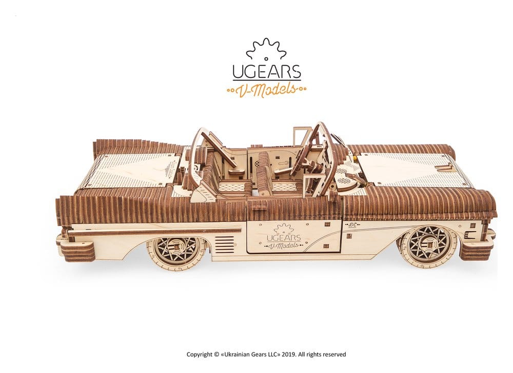 Ugears Wooden Model Kit Dream Cabriolet VM-05