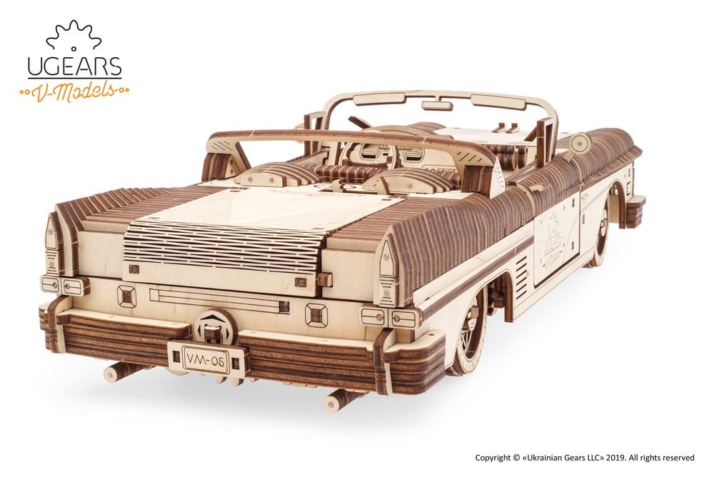 Ugears Wooden Model Kit Dream Cabriolet VM-05