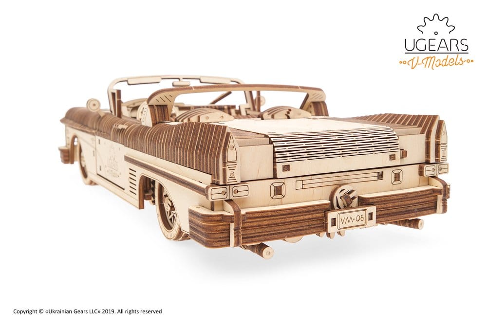 Ugears Wooden Model Kit Dream Cabriolet VM-05