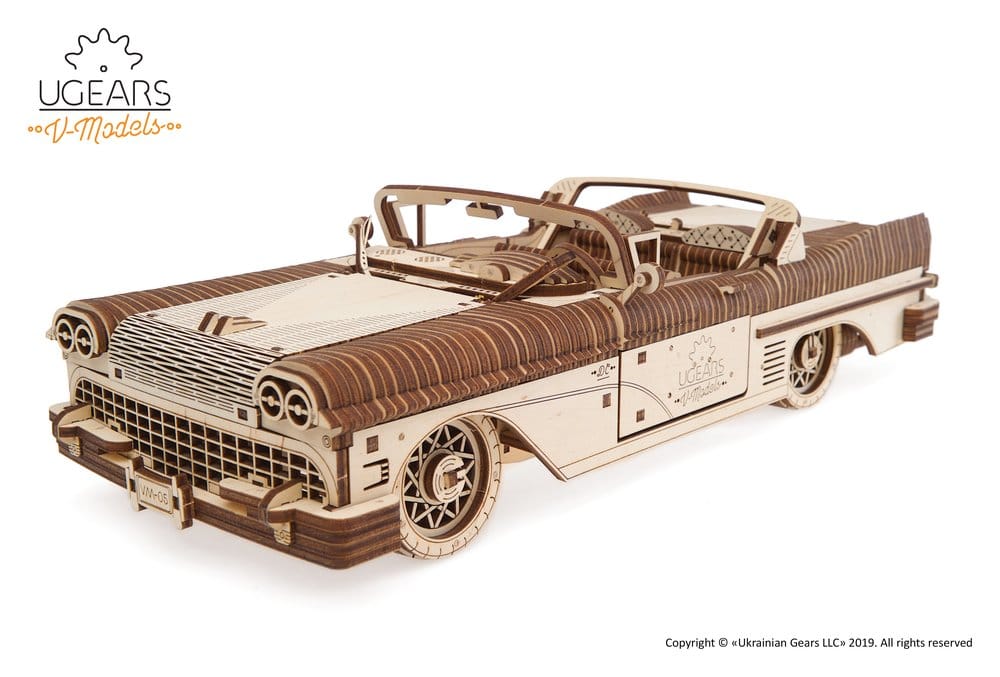 Ugears Wooden Model Kit Dream Cabriolet VM-05