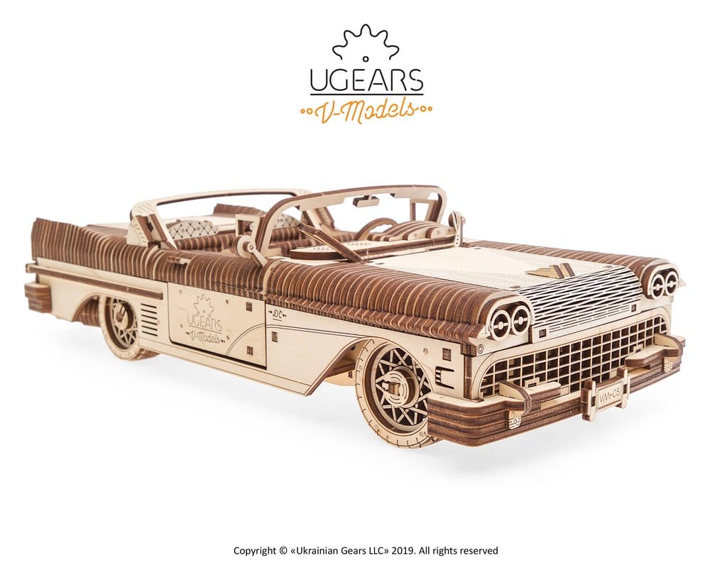Ugears Wooden Model Kit Dream Cabriolet VM-05