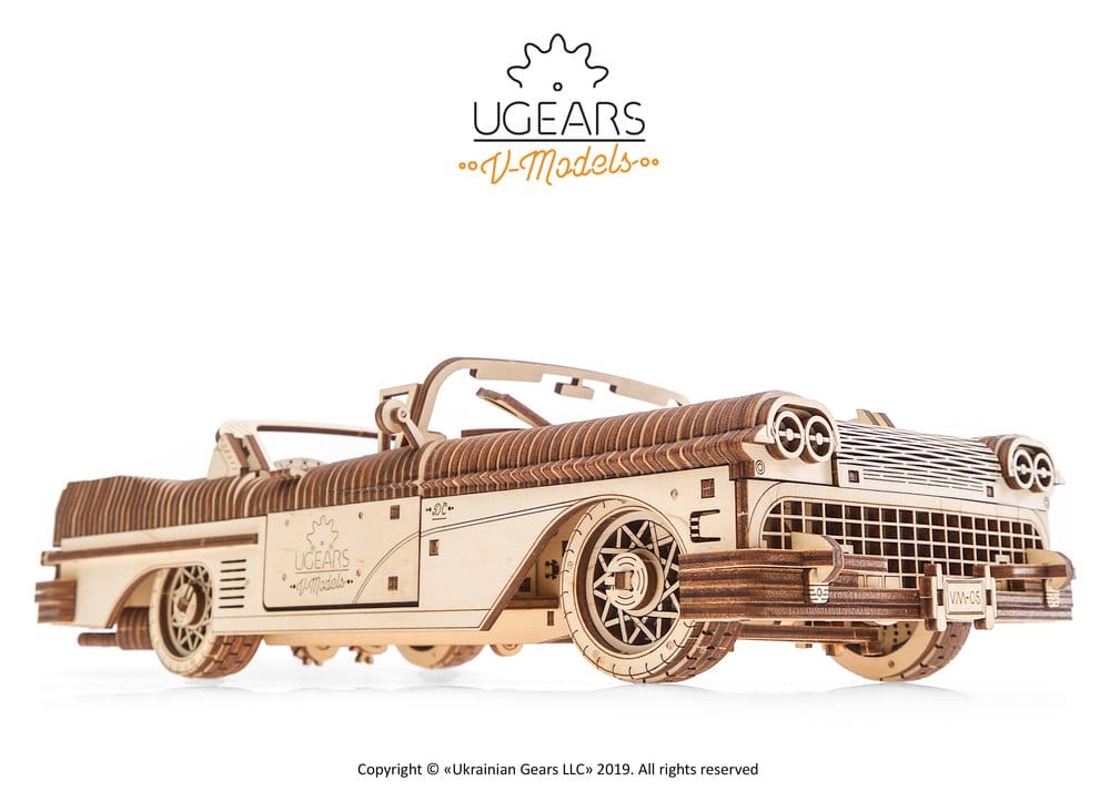 Ugears Wooden Model Kit Dream Cabriolet VM-05