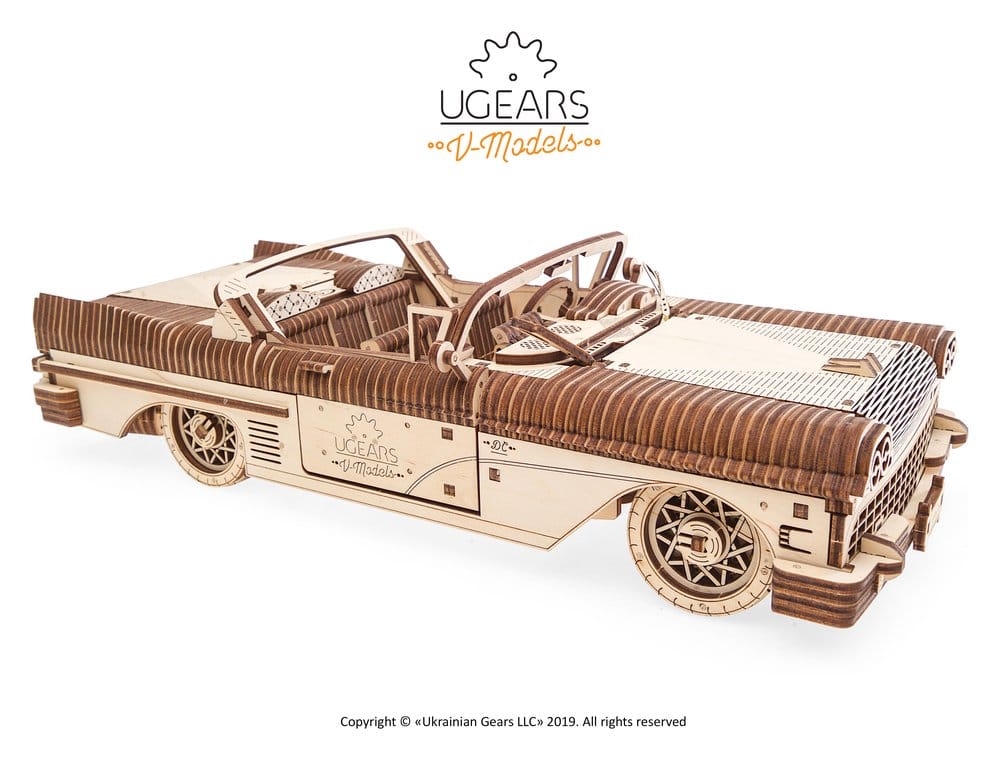 Ugears Wooden Model Kit Dream Cabriolet VM-05