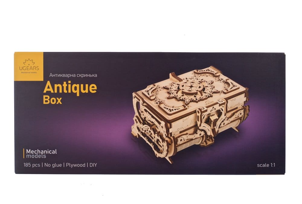 Ugears Wooden Model Kit Antique Box