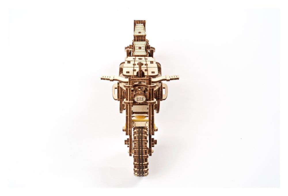 Ugears Wooden Model Kit Scrambler UGR-10 with sidecar