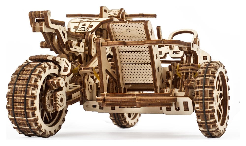 Ugears Wooden Model Kit Scrambler UGR-10 with sidecar
