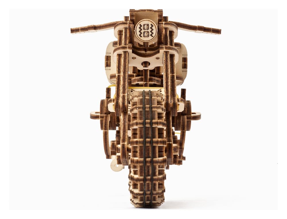 Ugears Wooden Model Kit Scrambler UGR-10 with sidecar