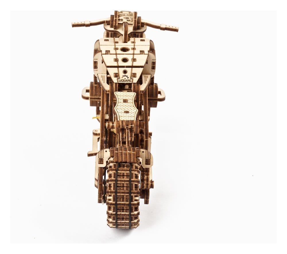 Ugears Wooden Model Kit Scrambler UGR-10 with sidecar