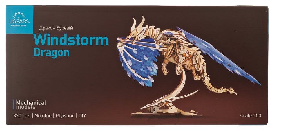 Ugears Wooden Model Kit Windstorm Dragon