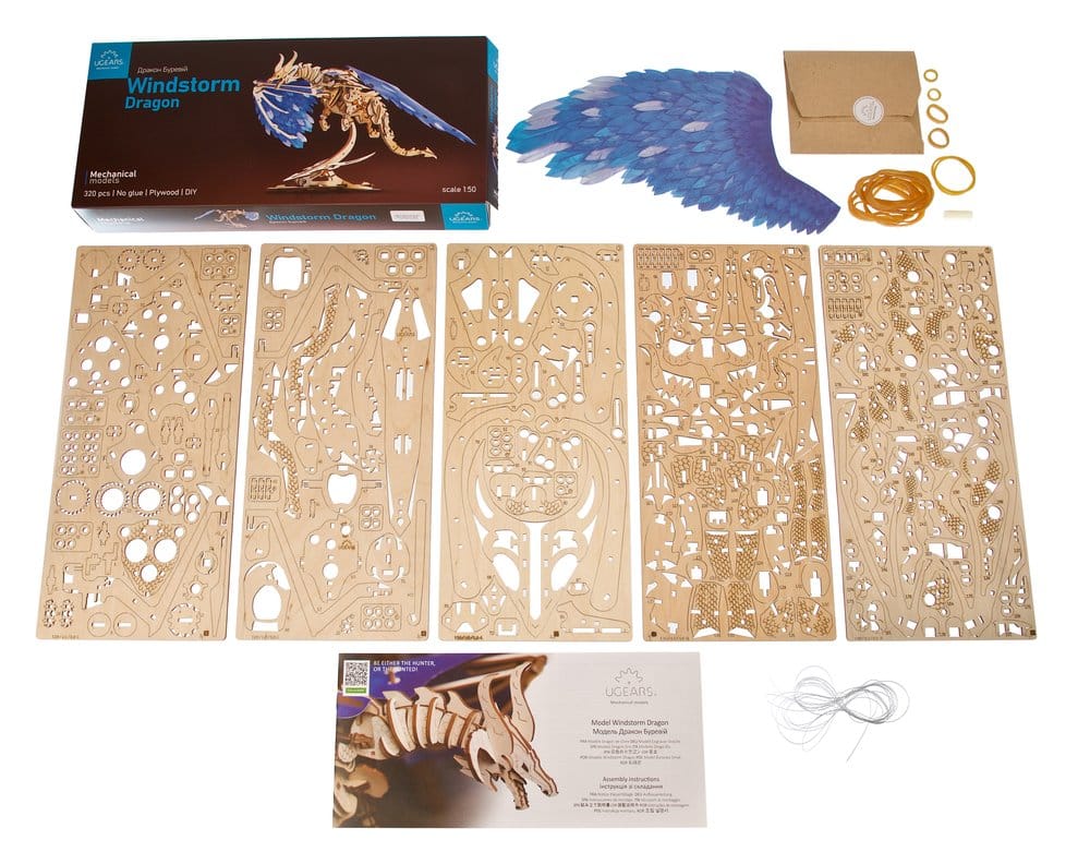 Ugears Wooden Model Kit Windstorm Dragon