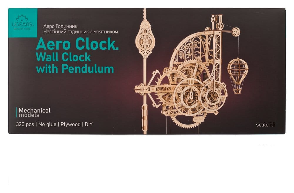 Ugears Wooden Model Kit Aero Clock