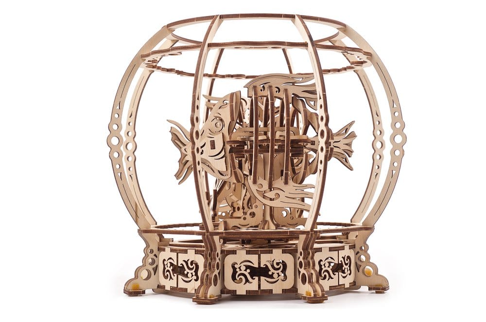 Ugears Wooden Model Kit Mechanical Aquarium