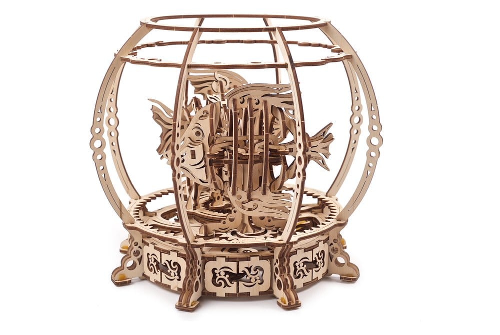 Ugears Wooden Model Kit Mechanical Aquarium