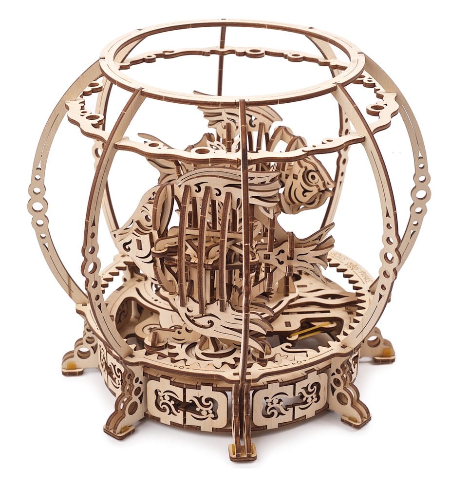 Ugears Wooden Model Kit Mechanical Aquarium