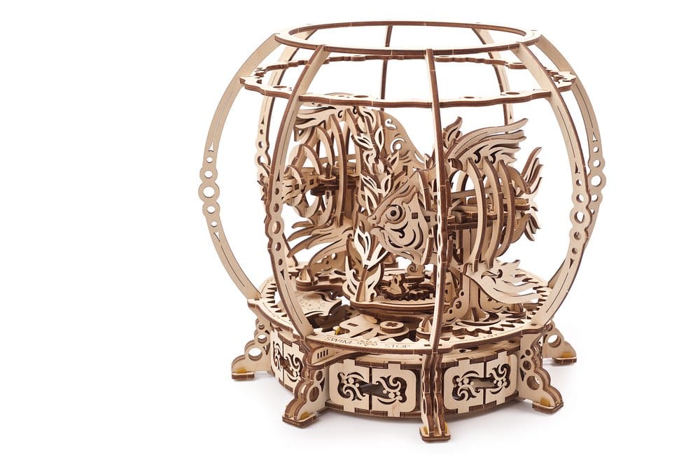 Ugears Wooden Model Kit Mechanical Aquarium