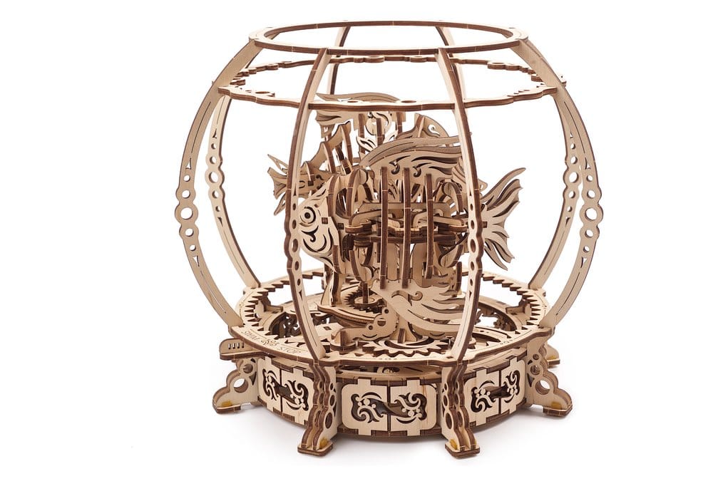 Ugears Wooden Model Kit Mechanical Aquarium