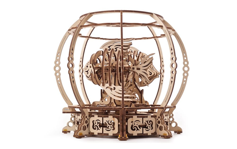 Ugears Wooden Model Kit Mechanical Aquarium