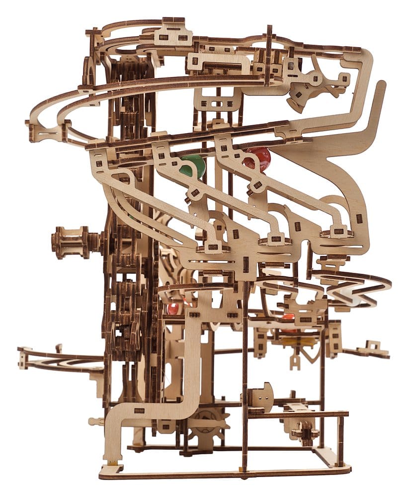 Ugears Wooden Model Kit Marble Run Chain Hoist