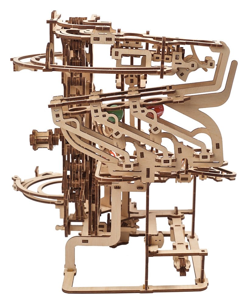 Ugears Wooden Model Kit Marble Run Chain Hoist