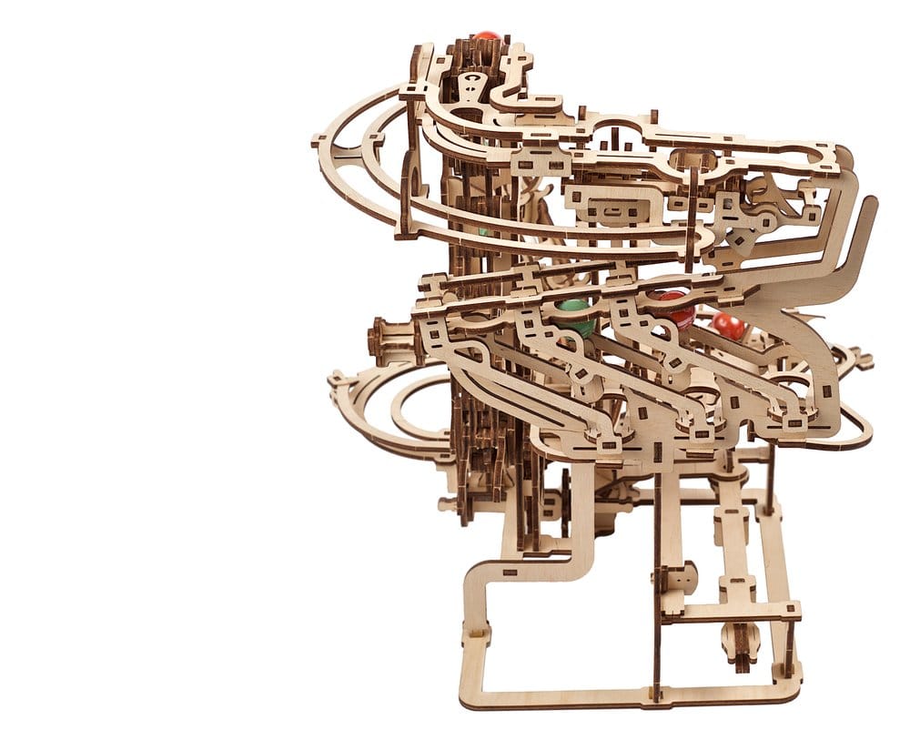Ugears Wooden Model Kit Marble Run Chain Hoist