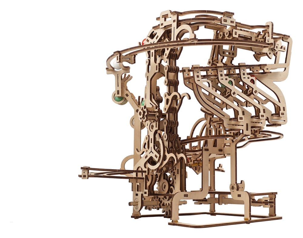 Ugears Wooden Model Kit Marble Run Chain Hoist
