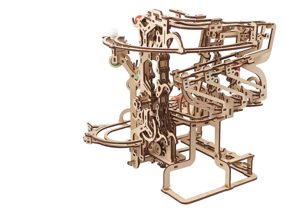 Ugears Wooden Model Kit Marble Run Chain Hoist