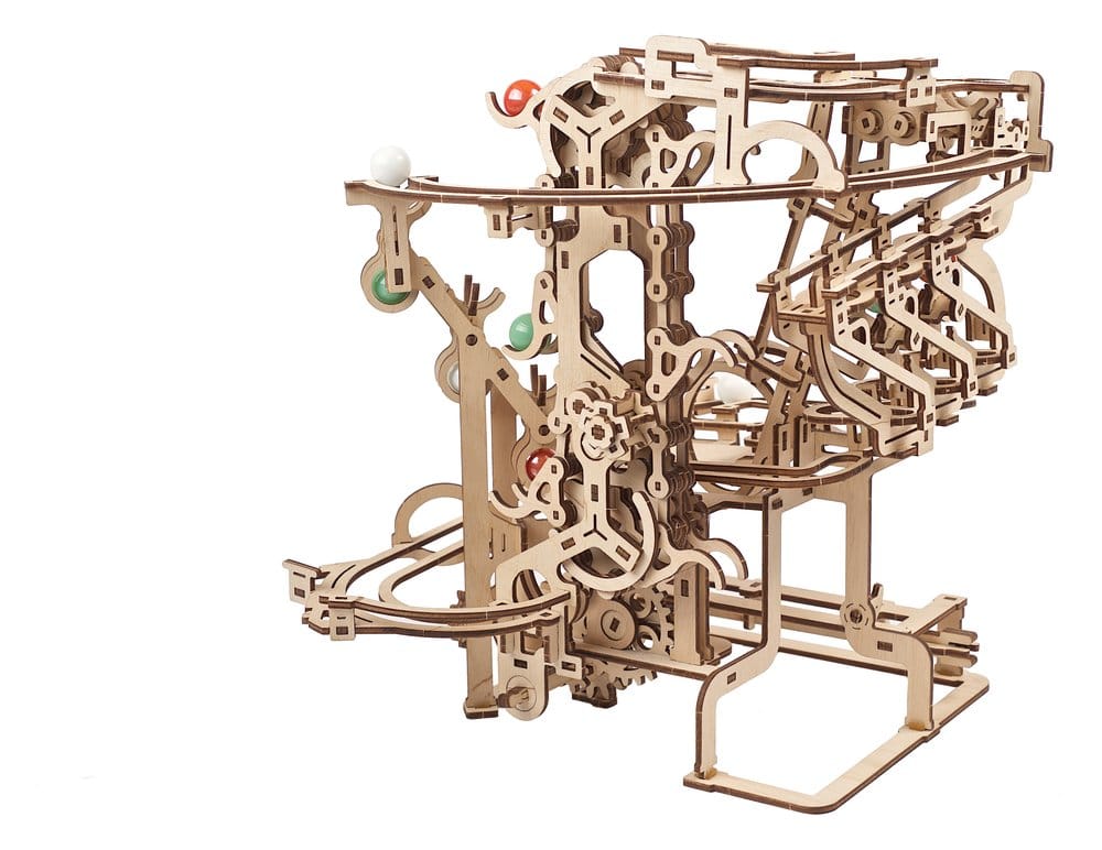 Ugears Wooden Model Kit Marble Run Chain Hoist
