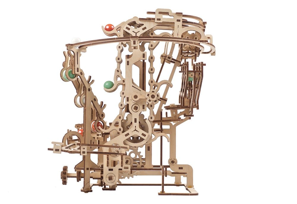 Ugears Wooden Model Kit Marble Run Chain Hoist