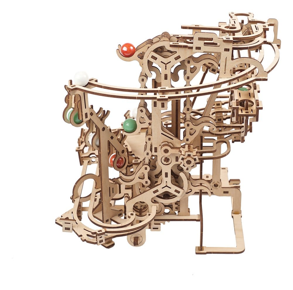 Ugears Wooden Model Kit Marble Run Chain Hoist