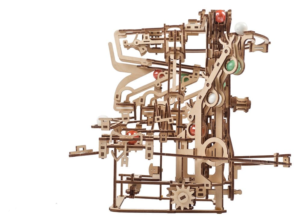 Ugears Wooden Model Kit Marble Run Chain Hoist