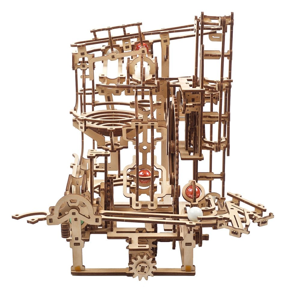 Ugears Wooden Model Kit Marble Run Stepped Hoist