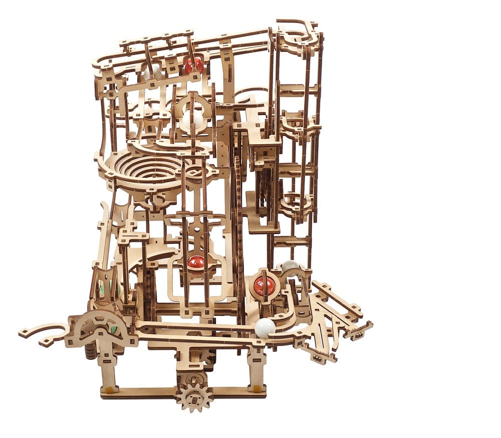 Ugears Wooden Model Kit Marble Run Stepped Hoist