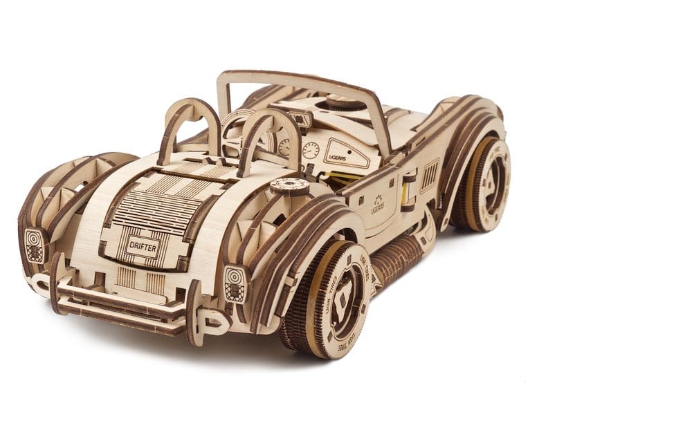 Ugears Wooden Model Kit Drift Cobra Racing Car