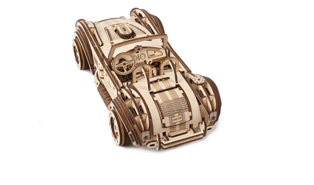 Ugears Wooden Model Kit Drift Cobra Racing Car
