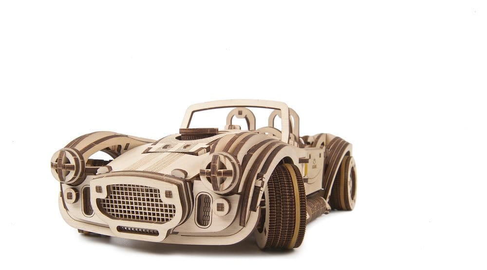 Ugears Wooden Model Kit Drift Cobra Racing Car