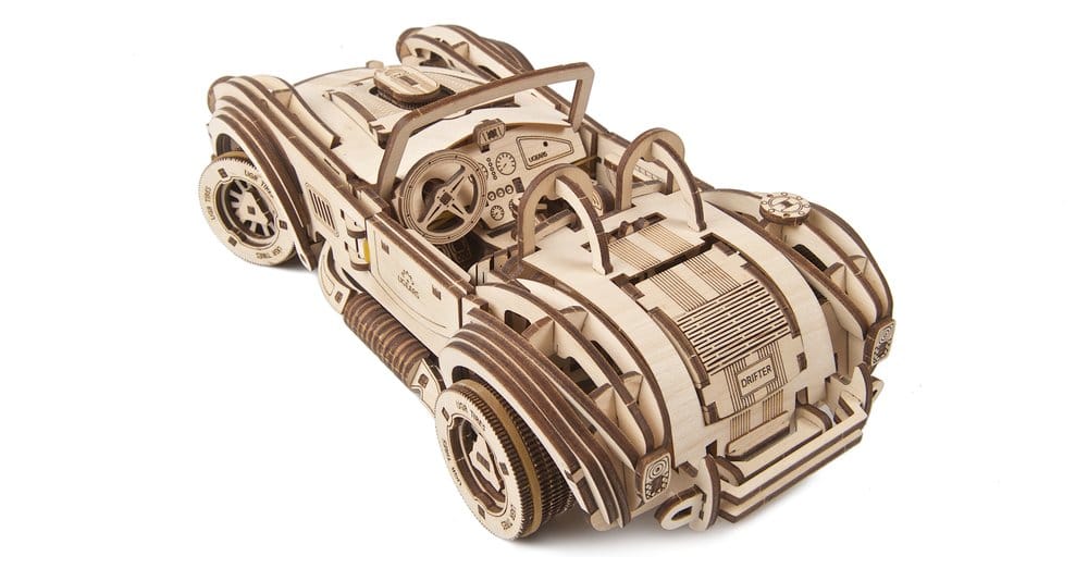 Ugears Wooden Model Kit Drift Cobra Racing Car