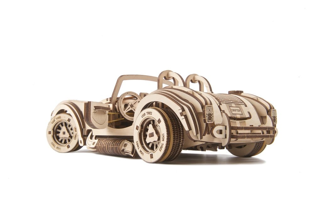 Ugears Wooden Model Kit Drift Cobra Racing Car