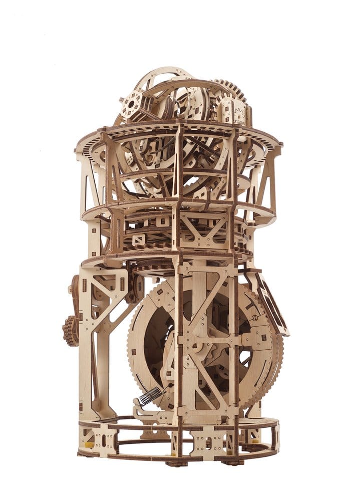 Ugears Wooden Model Kit Sky Watcher Tourbillon Table Clock