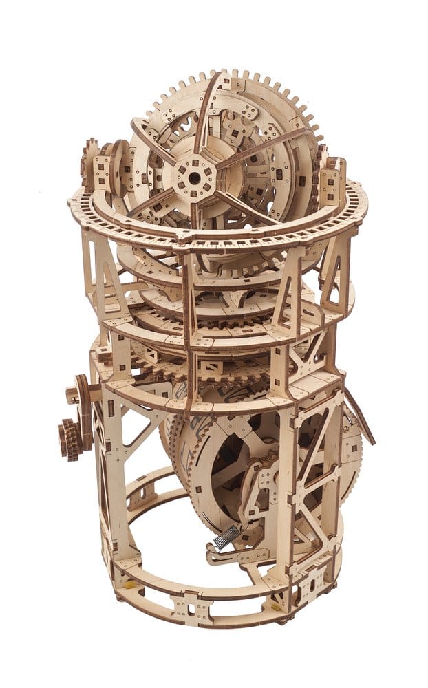 Ugears Wooden Model Kit Sky Watcher Tourbillon Table Clock