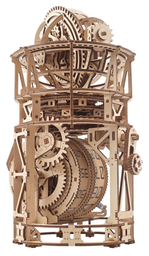Ugears Wooden Model Kit Sky Watcher Tourbillon Table Clock