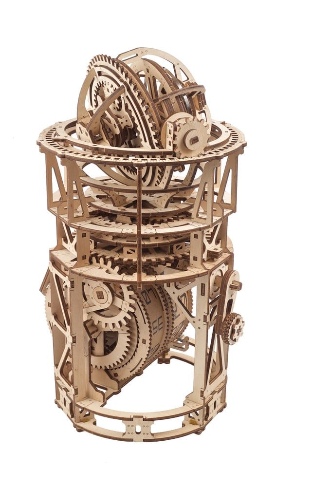Ugears Wooden Model Kit Sky Watcher Tourbillon Table Clock