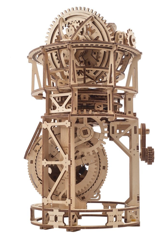 Ugears Wooden Model Kit Sky Watcher Tourbillon Table Clock